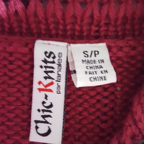 Chic-Knits open cardigan with faux fur trim - Picture 7 of 7